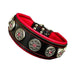 Bestia The "Bijou" Black and Red Collar for Dogs - 5060693302893