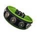 Bestia The "Bijou" Black & Green Collar for Dogs - 5060693302961
