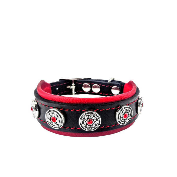 Bestia The "Bijou" Red Collar for Puppies - 5060693304057