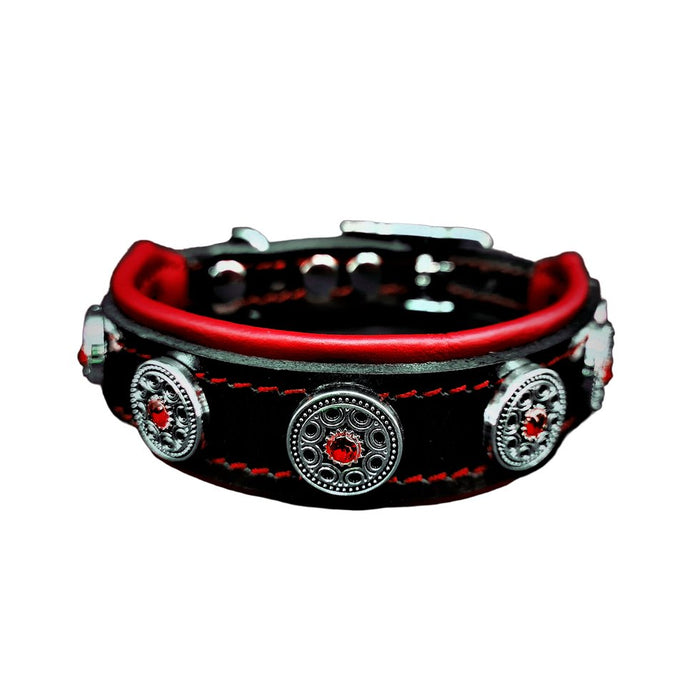 Bestia The "Bijou" Red Collar for Puppies - 5060693303975