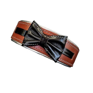 Bestia The "Bowtie" Brown Collar for Dogs - 5060693302244