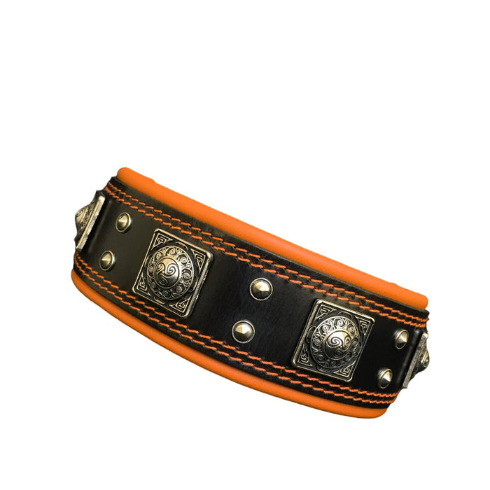 Bestia The Eros Black/Orange Collar for Dogs - 5060693300080