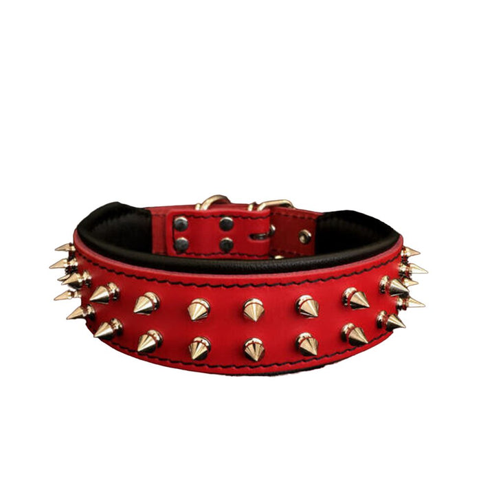 Bestia The ''Frenchie'' Red Collar for Dogs - 5060693300219