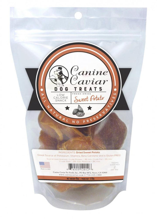 Canine Caviar Dried Sweet Potatoes Dog Treats - 674555120157
