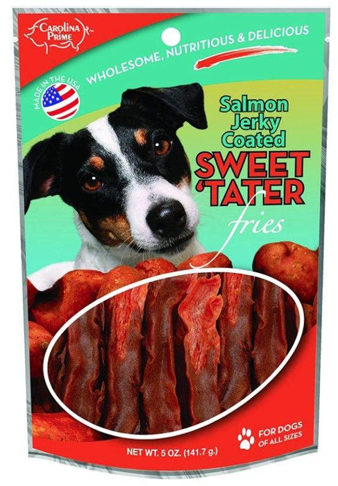 Carolina Prime Sweet Tater & Salmon Fries Dog Treats - 637255450108