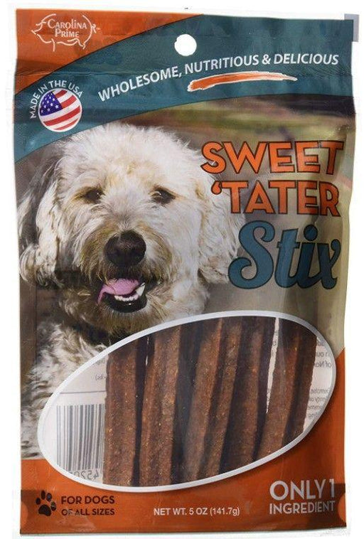 Carolina Prime Sweet Tater Stix Dog Treats - 637255452058