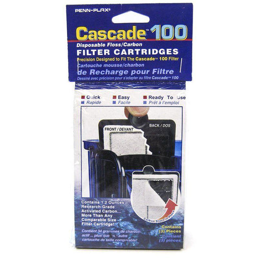 Cascade 100 Disposable Floss & Carbon Power Filter Cartridges - 030172016691