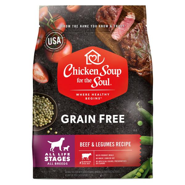 Chicken Soup For The Soul Grain Free Beef and Legumes Recipe Dry Dog Food - 819239012674