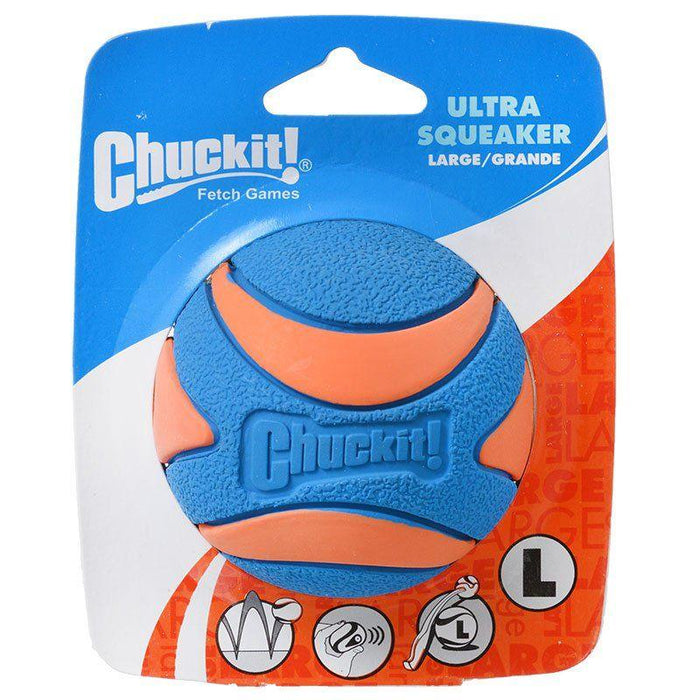 Chuckit Ultra Squeaker Ball Dog Toy - 029695520693