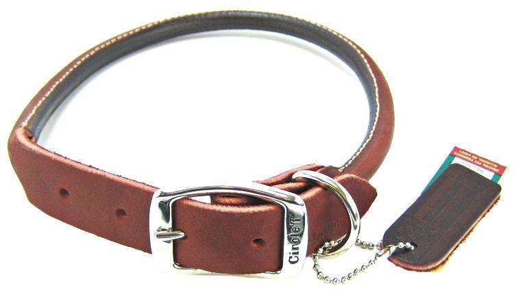 Circle T Latigo Leather Round Collar - 076484121326