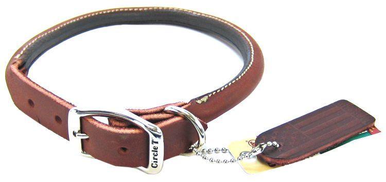 Circle T Latigo Leather Round Collar - 076484121203