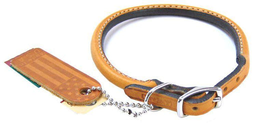 Circle T Leather Round Collar - Tan - 076484107948