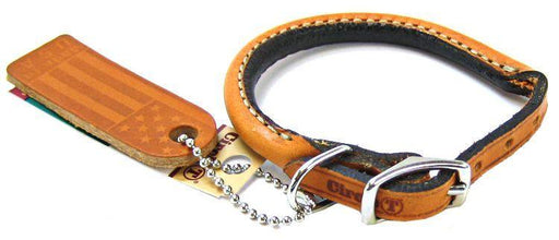 Circle T Leather Round Collar - Tan - 076484107542
