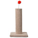 Classy Kitty Carpeted Cat Post with Spring Toy - 034202490017