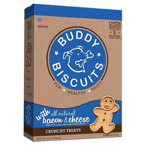 Cloud Star Buddy Biscuits Crunchy Bacon & Cheese Dog Treats - 693804122001
