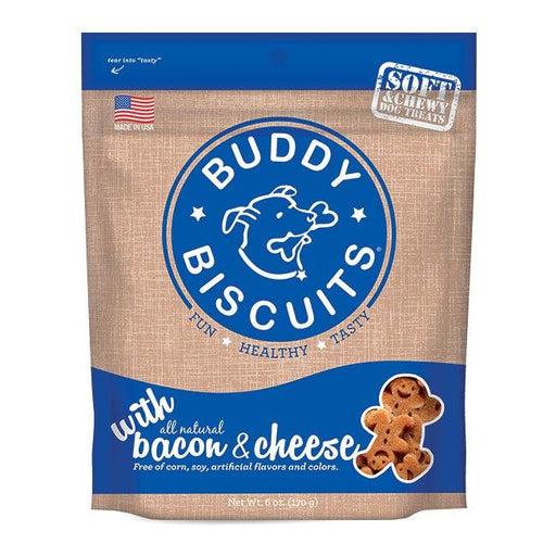 Cloud Star Buddy Biscuits Soft and Chewy Bacon and Cheese Dog Treats - 693804172006