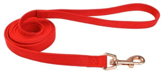Coastal Pet Accent Microfiber Dog Leash Retro Red 6'L x 5/8"W - 076484214431