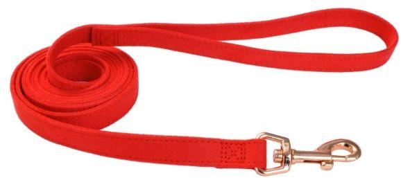 Coastal Pet Accent Microfiber Dog Leash Retro Red 6'L x 5/8"W - 076484214431