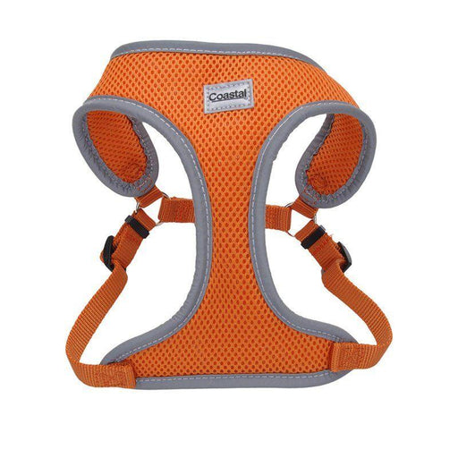 Coastal Pet Comfort Soft Reflective Wrap Adjustable Dog Harness - Sunset Orange - 076484648281