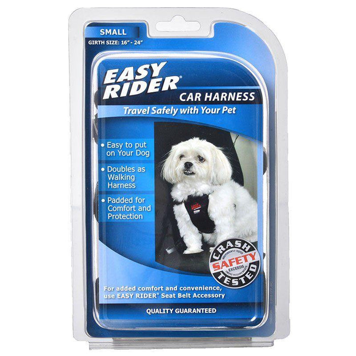 Coastal Pet Easy Rider Car Harness - Black - 076484003110