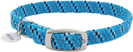 Coastal Pet Elastacat Reflective Safety Collar with Charm Blue/Black - 076484746154