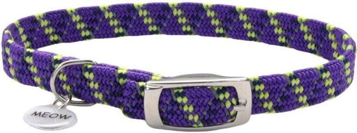 Coastal Pet Elastacat Reflective Safety Collar with Charm Purple - 076484746192