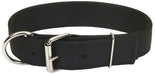 Coastal Pet Macho Dog Double-Ply Nylon Collar with Roller Buckle 1.75" Wide Black - 076484590290
