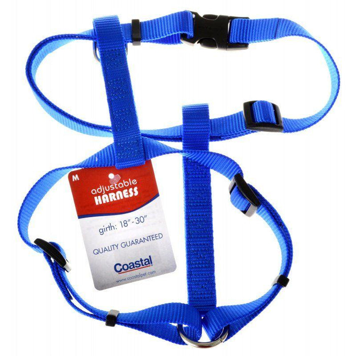 Coastal Pet Nylon Adjustable Harness - Blue - 076484088827