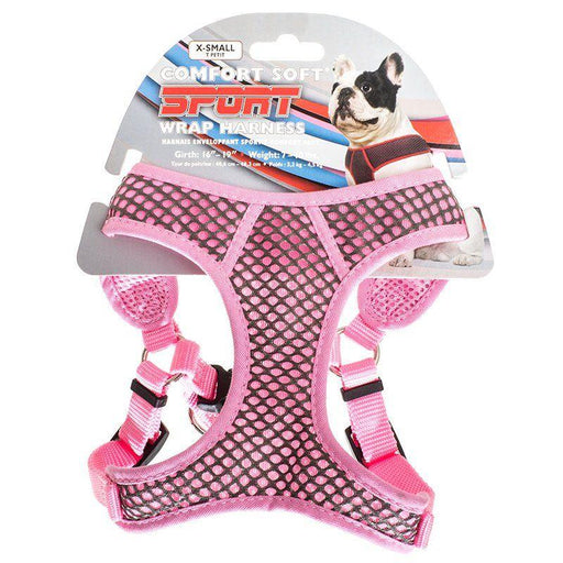 Coastal Pet Sport Wrap Adjustable Harness - Pink - 076484648038