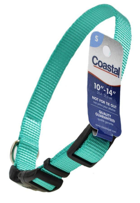 Coastal Pet Teal Nylon Tuff Dog Collar - 076484640308