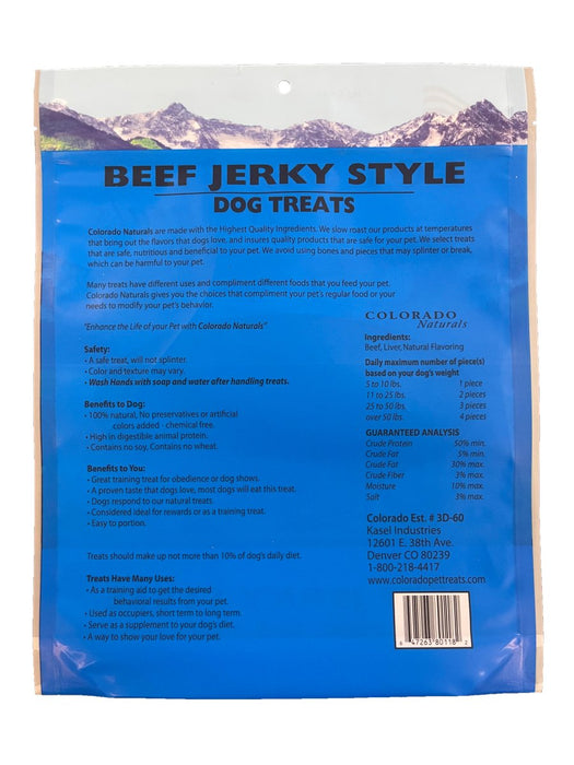 Colorado Naturals Beef Jerky Style Dog Treats - 647263801182