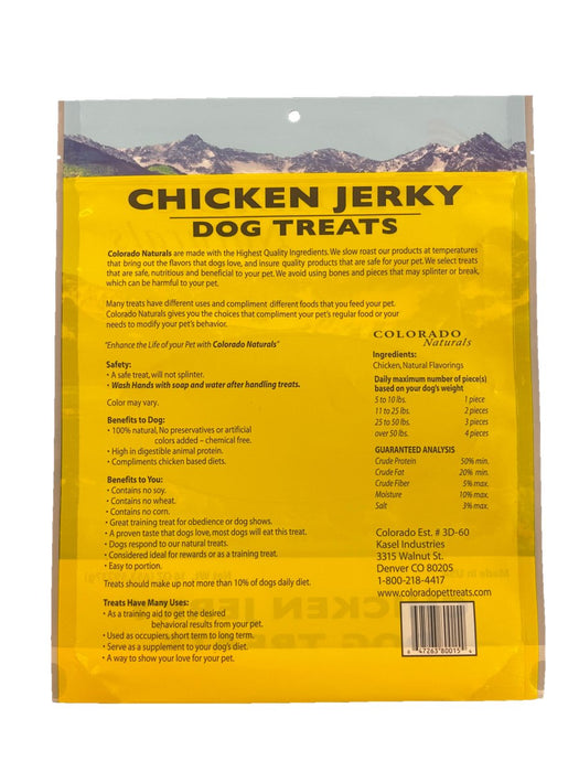 Colorado Naturals Chicken Jerky Dog Treats - 647263800154