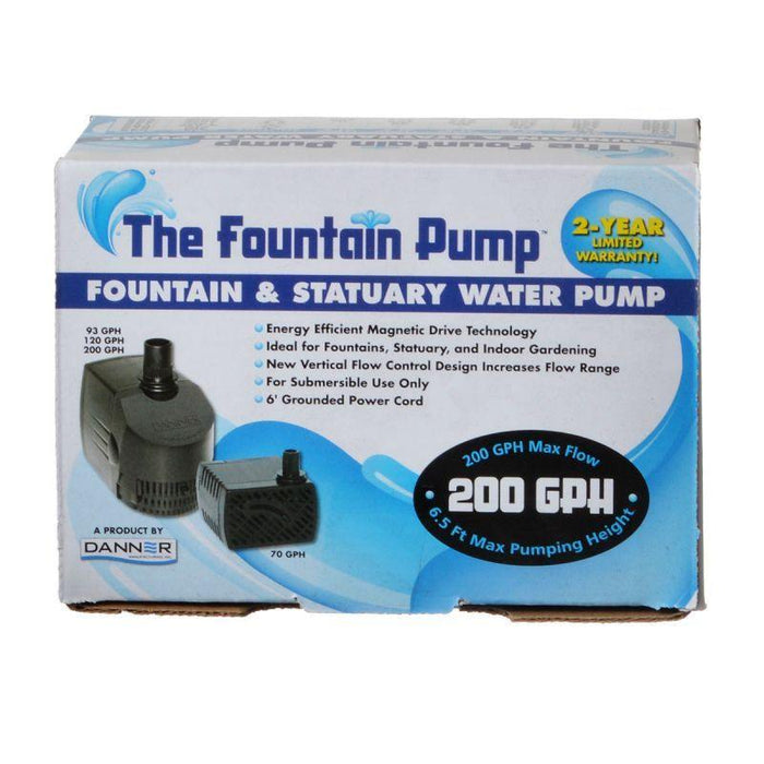 Danner Fountain Pump Magnetic Drive Submersible Pump - 025033017177