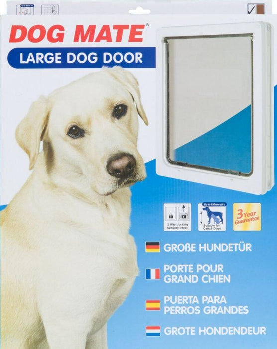Dog Mate Multi Insulation Dog Door - White - 035368002168