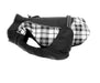Doggie Design Alpine All-Weather Dog Coat -Black and White Plaid - 811618011261