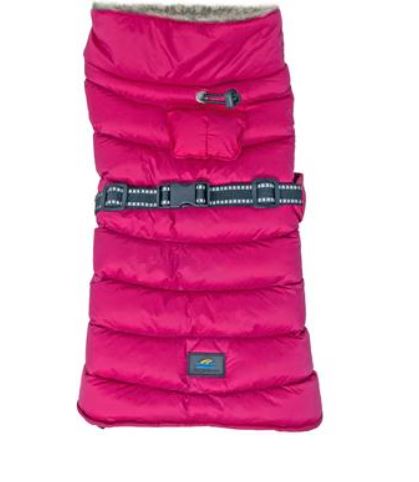 Doggie Design Alpine Extreme Cold Puffer Coat - Pink Peacock - 812178031324