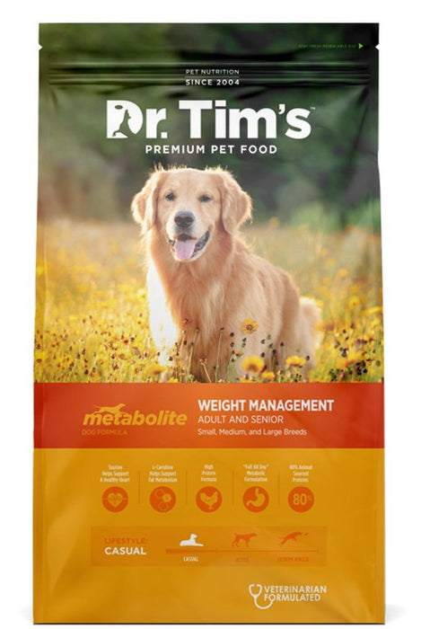 Dr. Tim's Metabolite Weight Management Formula Dry Dog Food - 853079003683