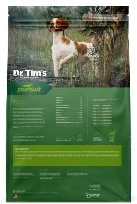 Dr. Tim's Pursuit Active Dry Dog Food - 853079003171