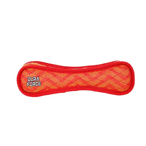 DuraForce Bone ZigZag Dog Toy, Red-Red - 180181909450