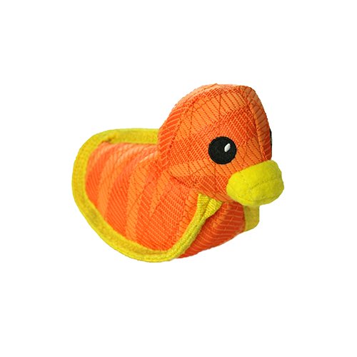 DuraForce Duck Tiger Dog Toy, Orange-Yellow - 180181020575