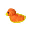 DuraForce Duck Tiger Dog Toy, Orange-Yellow - 180181020575