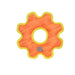 DuraForce Med Gear Ring Tiger Dog Toy - 180181021183