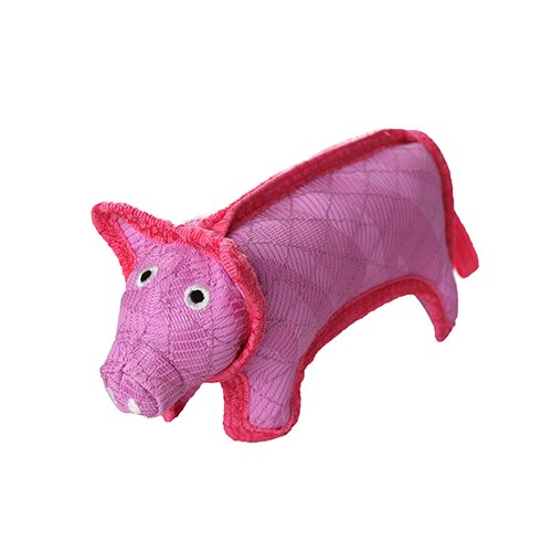 DuraForce Pig Tiger Dog Toy, Pink-Pink - 180181020520