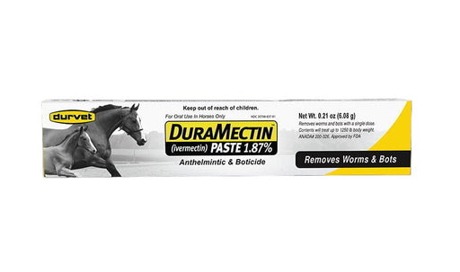 Durvet Duramectin (Ivermectin) Paste 1.87% - 0.21 oz - 745801110700
