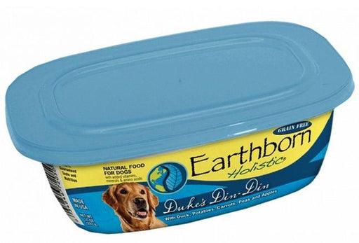 Earthborn Holistic Duke's Din Din Gourmet Dinners Grain Free Moist Dog Food Tubs - 034846720600