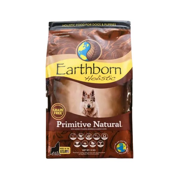 Earthborn Holistic Primitive Natural Turkey Meal & Vegetables Grain Free Dry Dog Food - 034846540017