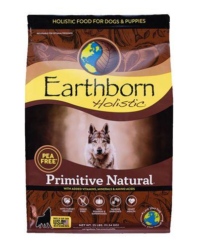 Earthborn Holistic Primitive Natural Turkey Meal & Vegetables Grain Free Dry Dog Food - 034846540000
