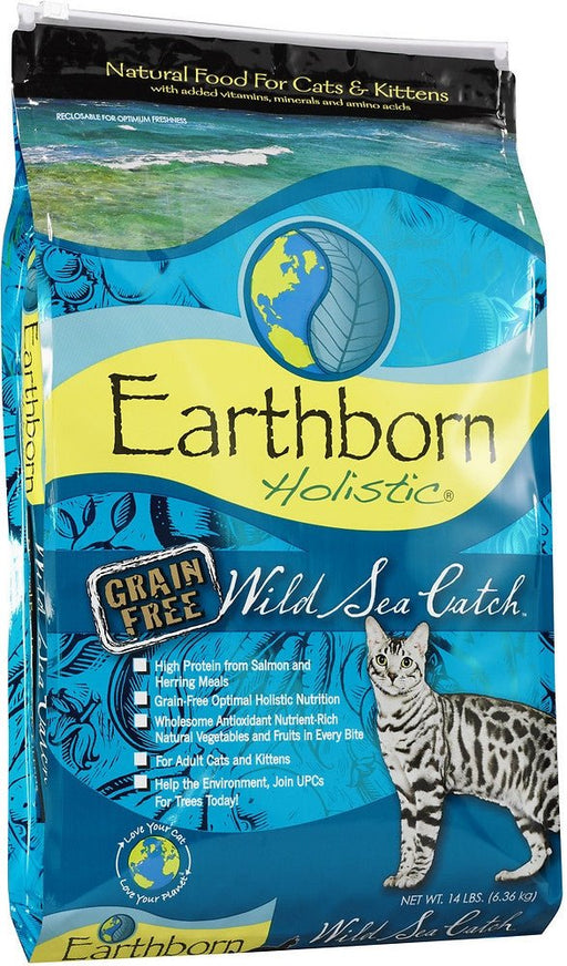 Earthborn Holistic Wild Sea Catch Grain Free Natural Cat Food - 034846718317