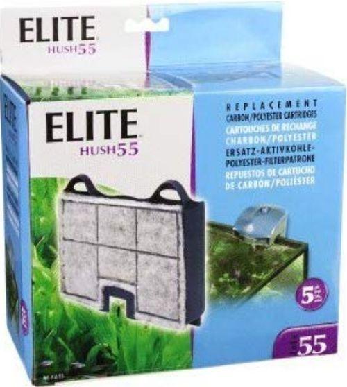 Elite Hush 55 Replacement Carbon / Polyester Cartridges - 015561100939