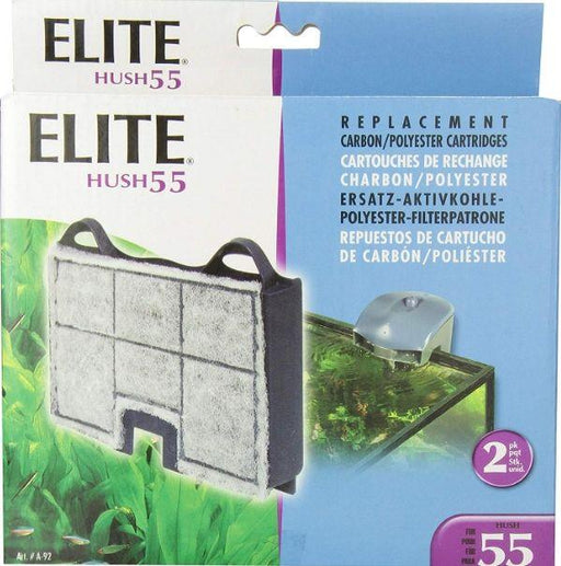 Elite Hush 55 Replacement Carbon / Polyester Cartridges - 015561100922